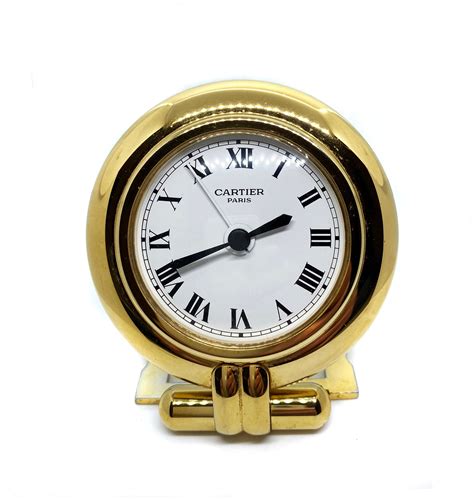 cartier desk clock replica|cartier clock price.